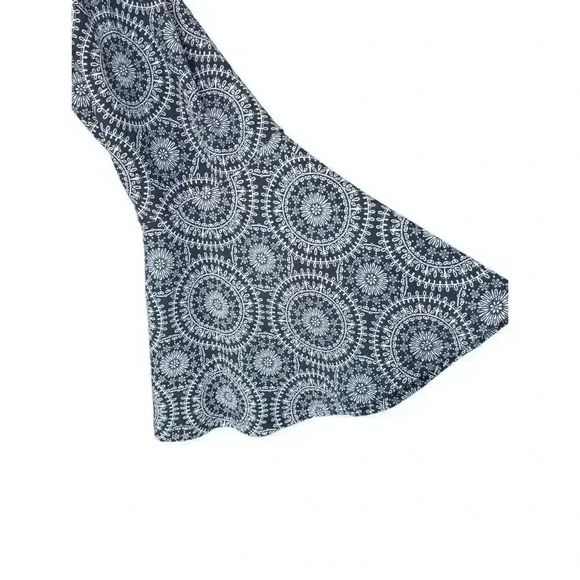 Tommy Hilfiger Navy Blue & White Medallion Print 3/4 Sleeve Back Zip Dress 8 - Picture 6 of 10